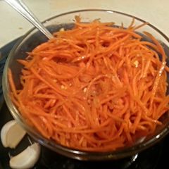 A picture of "Korean" Carrot Salad.