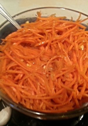 A picture of "Korean" Carrot Salad.
