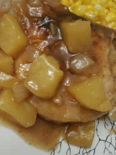 A picture of Irish Pork and Apples.