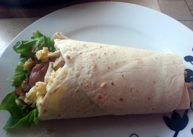 Easiest Way to Make Any-night-of-the-week Breakfast Wrap