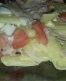 Ensalada con fideos, fácil