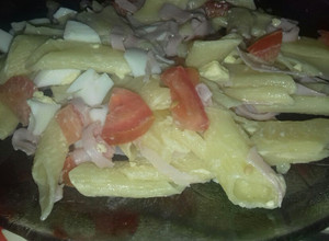 Una foto de Ensalada con fideos, fácil