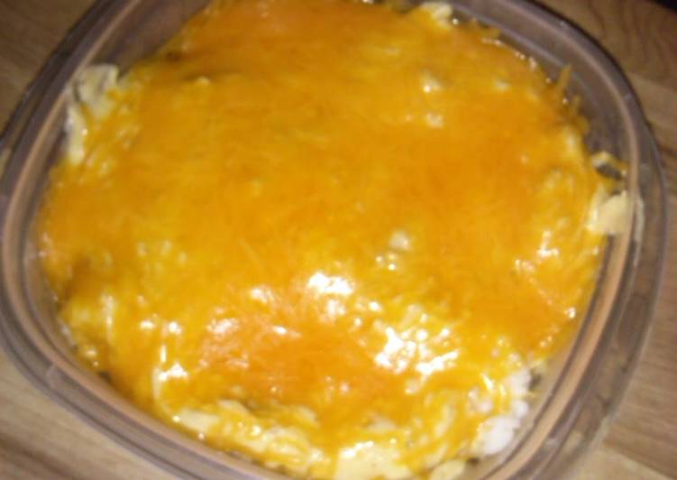 Simple Way to Prepare Perfect Cheesy Crock pot Chicken &amp; Rice