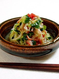 A picture of Daikon Radish Sprout Salad.