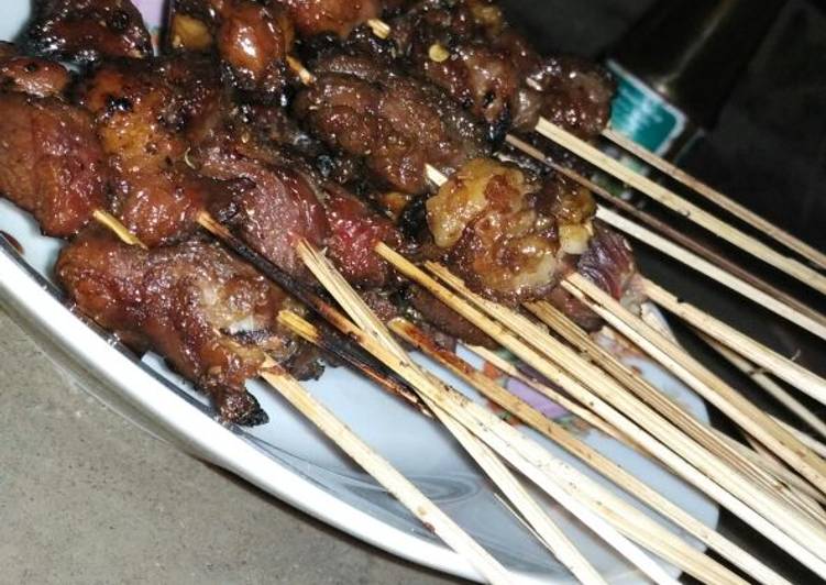 Sate daging sapi endes