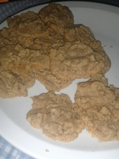 A picture of Peanut butter cookies (flourless).