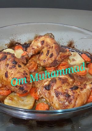 صورة لوصفة دجاج مشوي بصوص الديناميت 🍗🍗👌👍