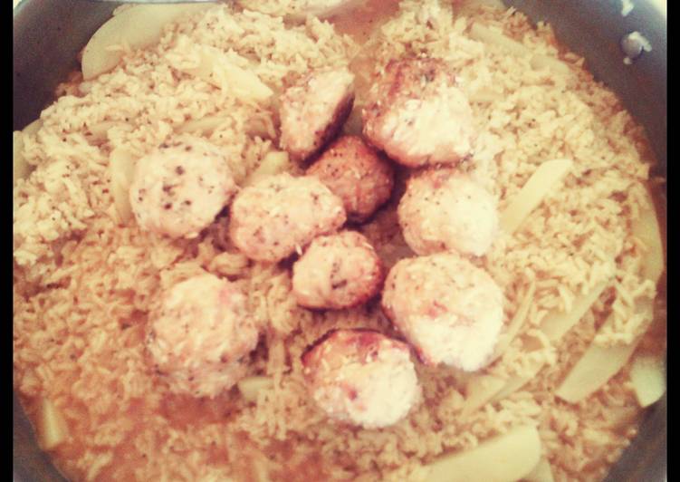 Recipe of Favorite Chicken Ball With Rice