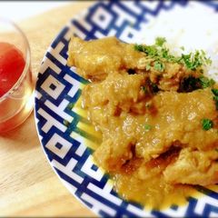 A picture of Ethiopian Style Chicken (Doro Wat) Spicy Chicken Stew.