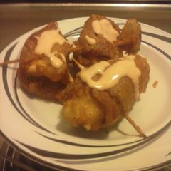 A picture of Brad's wild duck poppers.