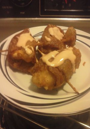 A picture of Brad's wild duck poppers.