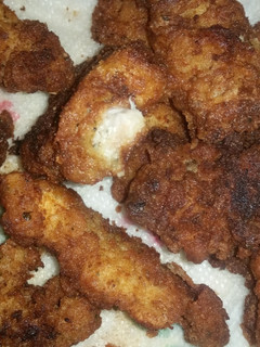 A picture of Ranch chicken fingers.