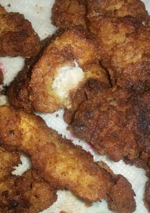 A picture of Ranch chicken fingers.