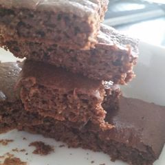 A picture of Guilt free brownies.