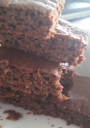 A picture of Guilt free brownies.