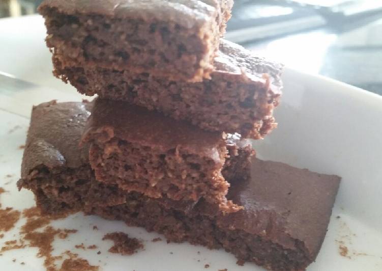 Simple Way to Prepare Homemade Guilt free brownies