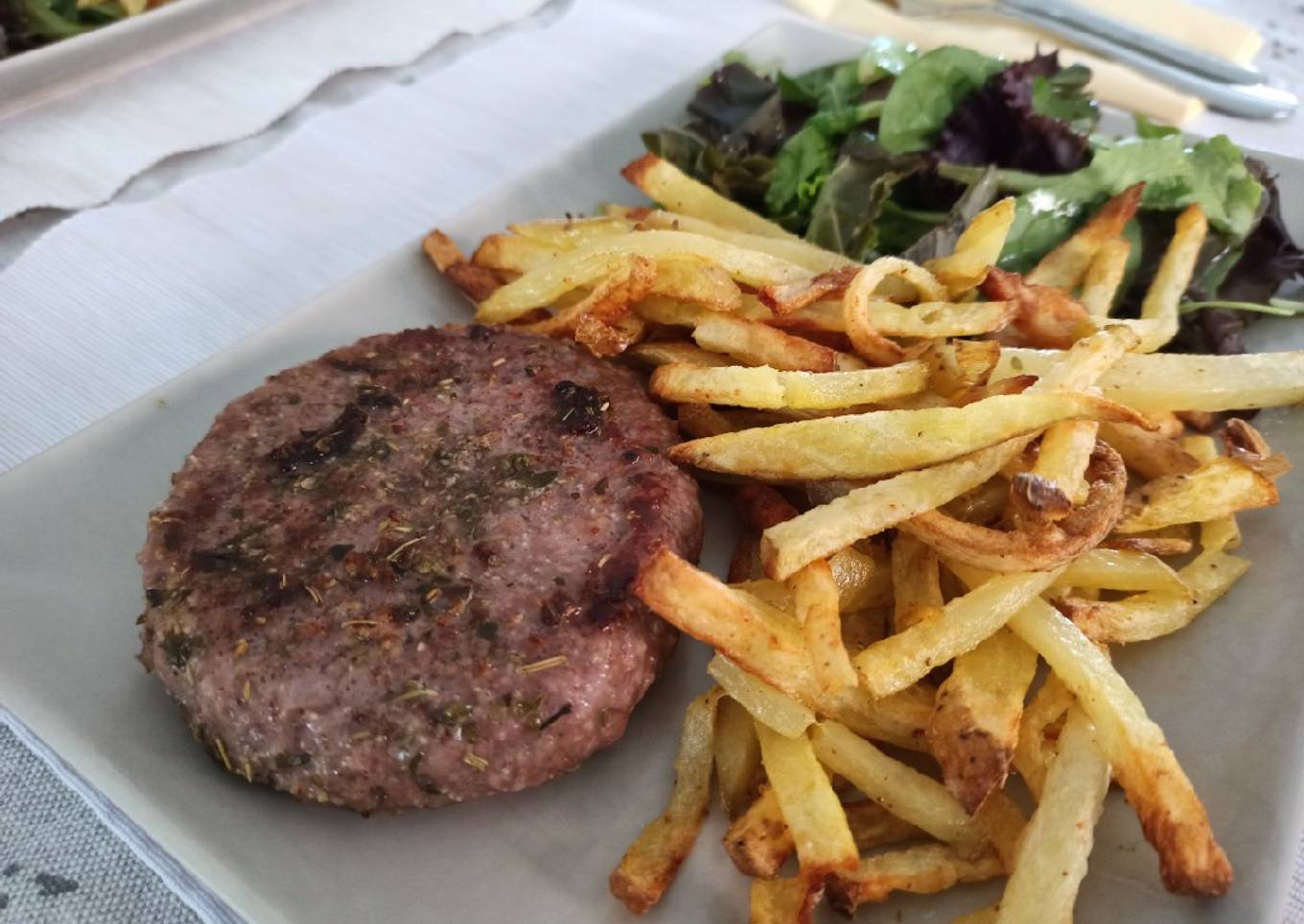Hamburguesa al vapor