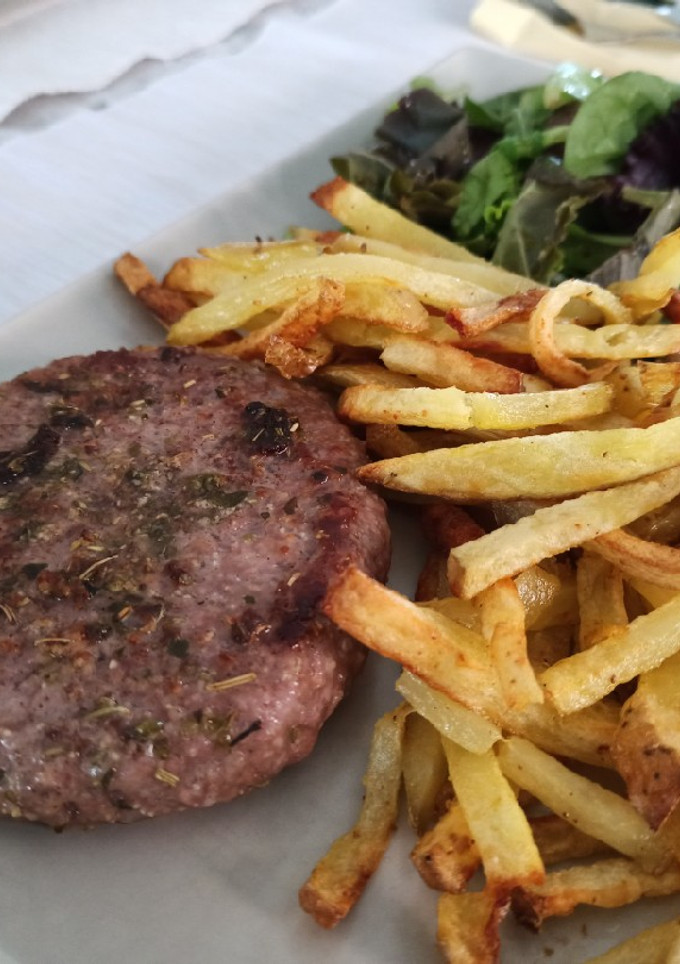 Una foto de Hamburguesa al vapor