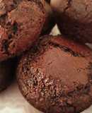 Σοκολατένια muffins ινδοκάρυδο