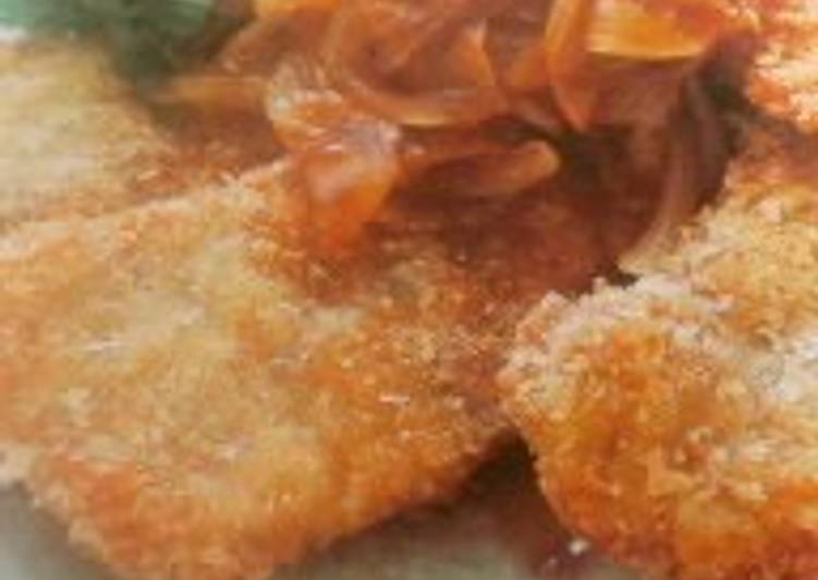 Recipe of Favorite Easy &amp; Cheesy Breaded Haddock