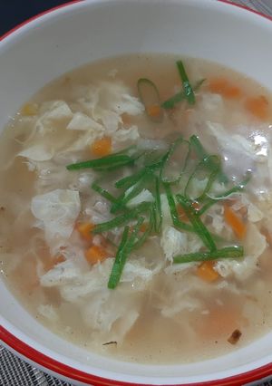 Foto resep 5. Sarapan - Sup Ayam Jagung Wortel