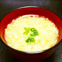 A picture of Upscale Egg Drop Soup with Shiro-Dashi.