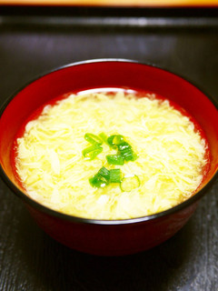 A picture of Upscale Egg Drop Soup with Shiro-Dashi.