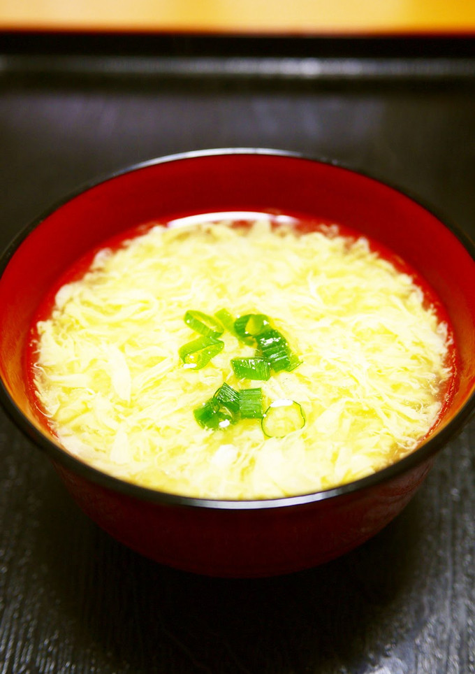 A picture of Upscale Egg Drop Soup with Shiro-Dashi.
