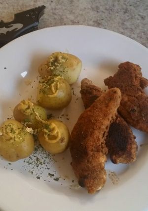 A picture of Healthy fried chicken.