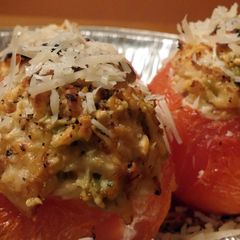 A picture of Hope's Stuffed Tomatoes or Peppers.