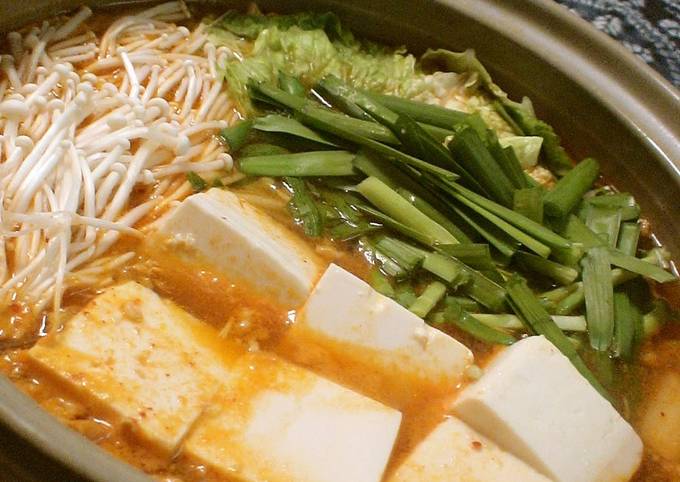 Step-by-Step Guide to Prepare Perfect My Family&#39;s Superb Kimchi Hot Pot