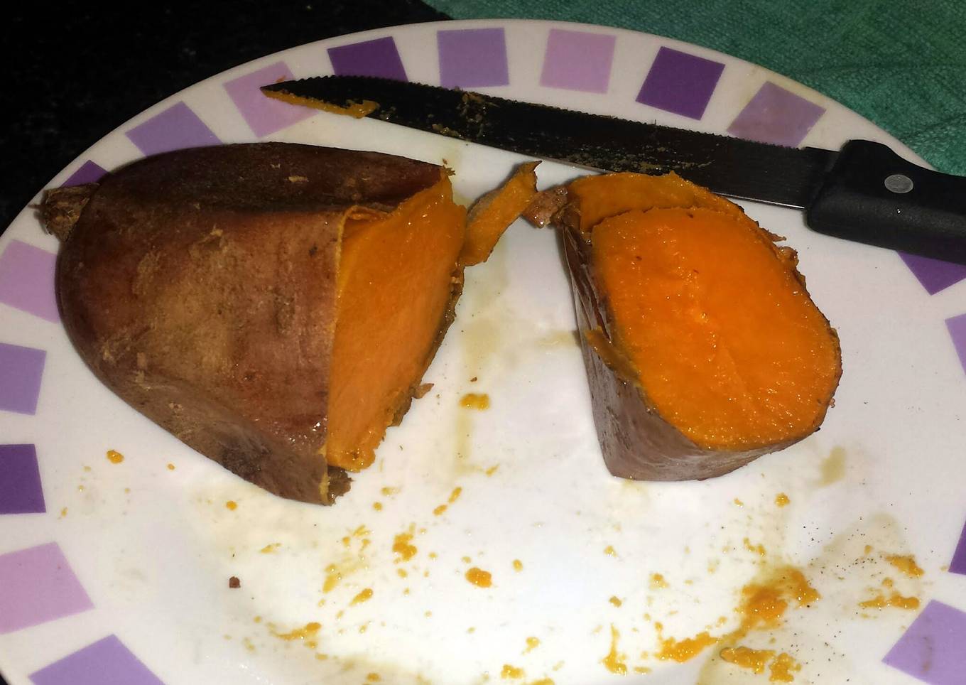 Sweet potatoes with honey