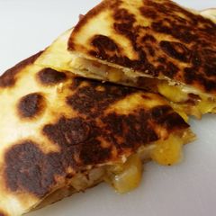 Chicken & Bacon Quessadilla A picture of Chicken & Bacon Quessadilla.