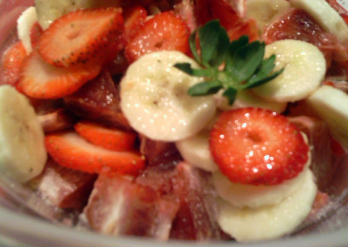 blood orange fruit bowl