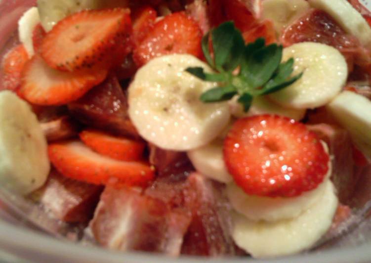 blood orange fruit bowl