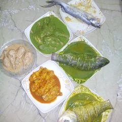 A picture of Different marinations..tasty bbq.