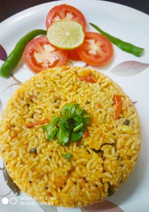 A picture of Tomato rice.