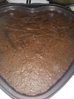 Una foto de Bizcochuelo de chocolate vegano