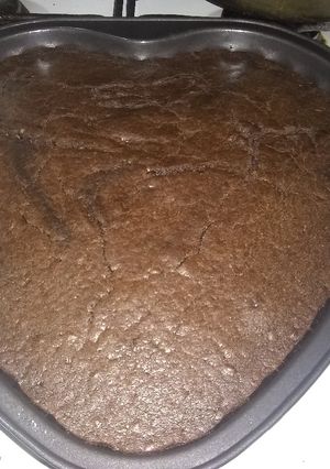 Una foto de Bizcochuelo de chocolate vegano