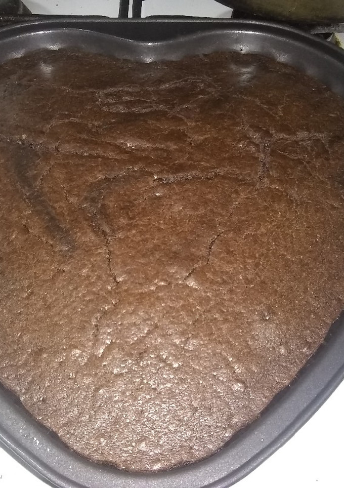 Una foto de Bizcochuelo de chocolate vegano