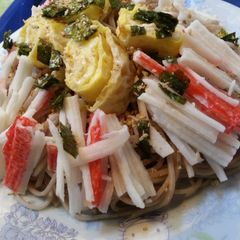 A picture of Japanese Cold noodles.