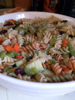 A picture of Pasta Salad (with Beans).