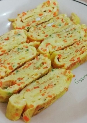 Foto resep Gyeran mari a.k.a telur gulung korea