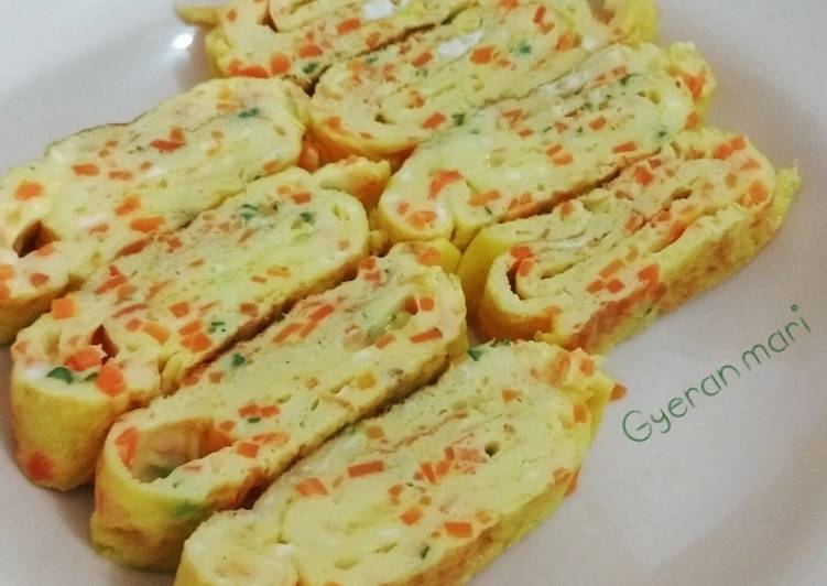 Gyeran mari a.k.a telur gulung korea