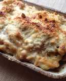 Soy Milk Rice Casserole with Leek, Garlic & Chicken