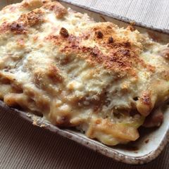 A picture of Soy Milk Rice Casserole with Leek, Garlic & Chicken.