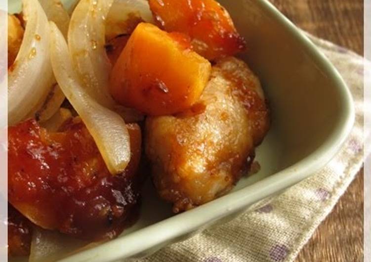 Recipe of Perfect Healthy Sweet &amp; Sour Chicken with Chicken Breast