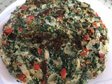 Tortilla de espinacas riquísima, fácil y rápida