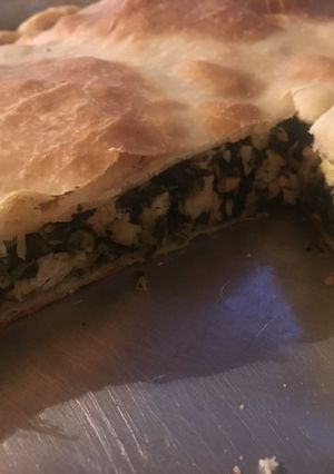 Una foto de Tarta de espinaca y pollo