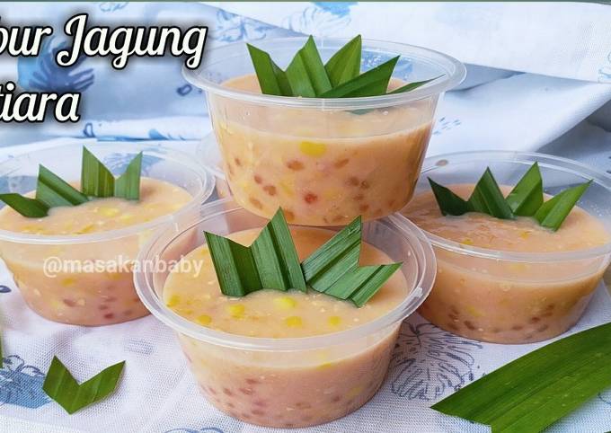 BUBUR JAGUNG MUTIARA|Bikinnya Gampang Dan Pastinya Enak